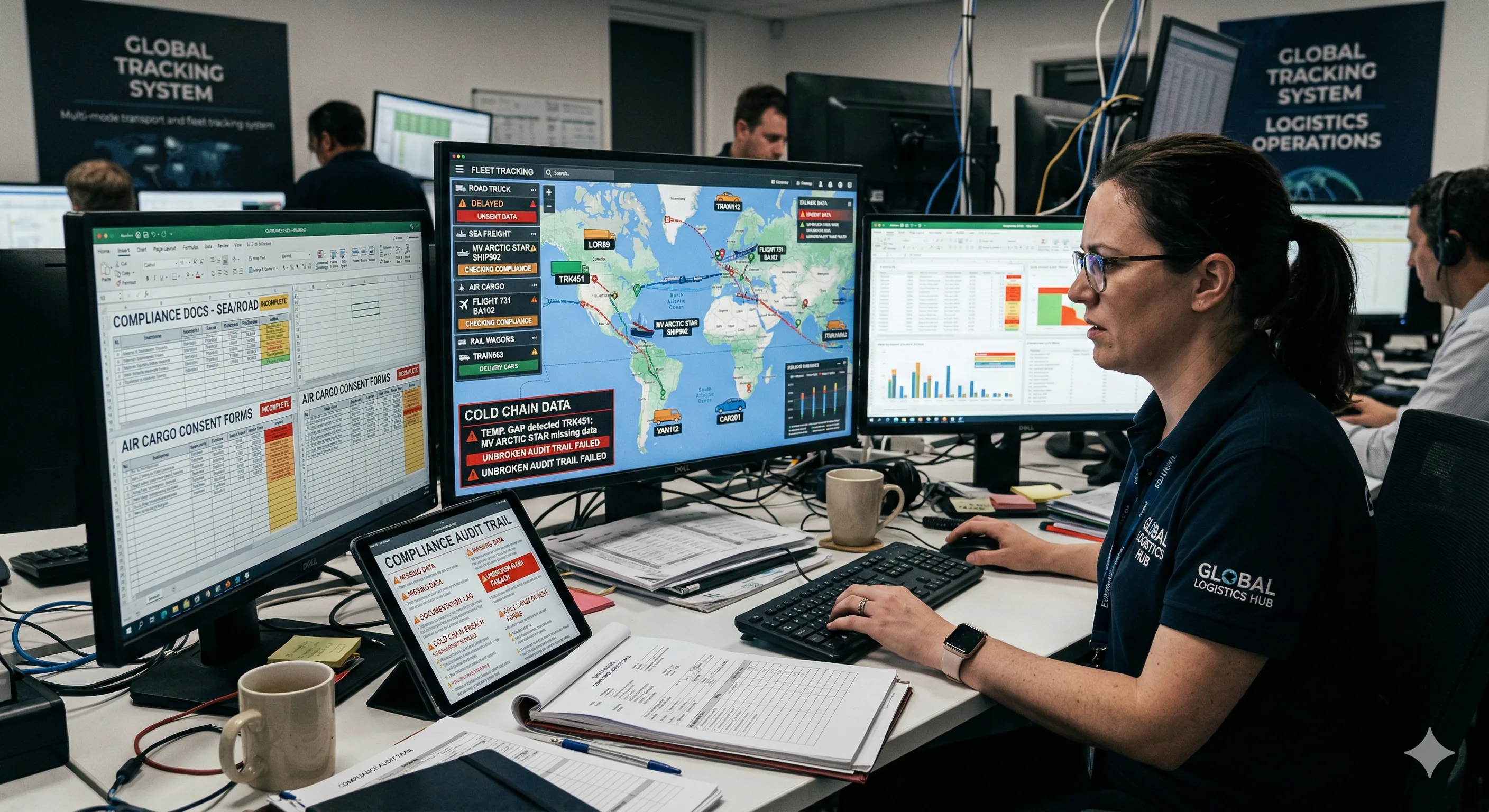 Multi-mode logistics complexity