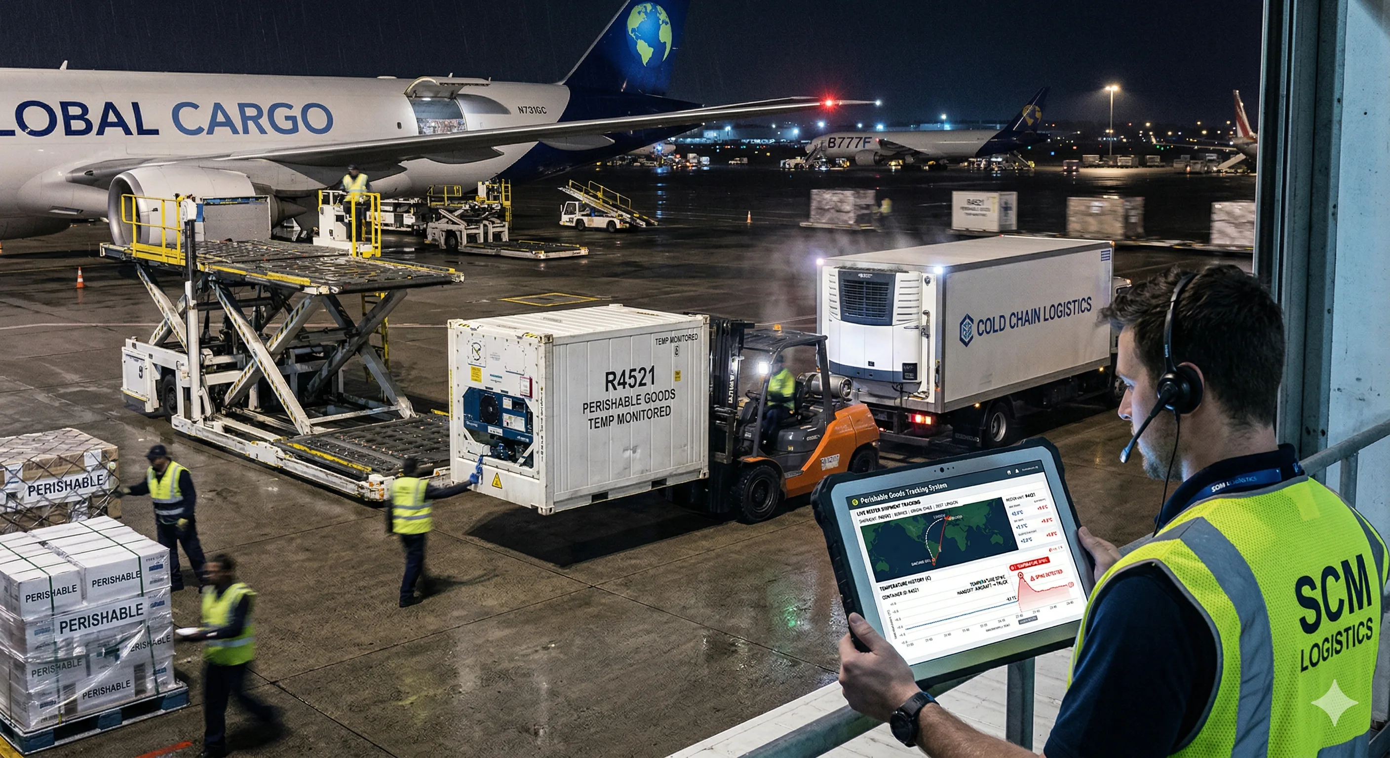 Temperature excursions in multi-modal transport